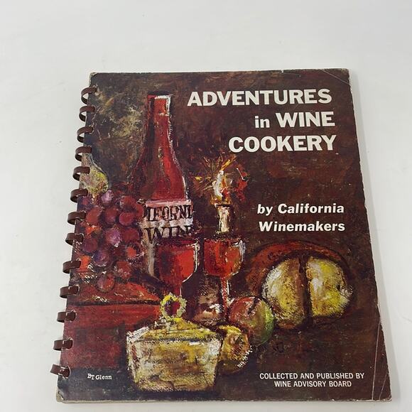 Vintage 1965 Adventures in Wine Cookery by California Winemakers - Picture 1 of 16